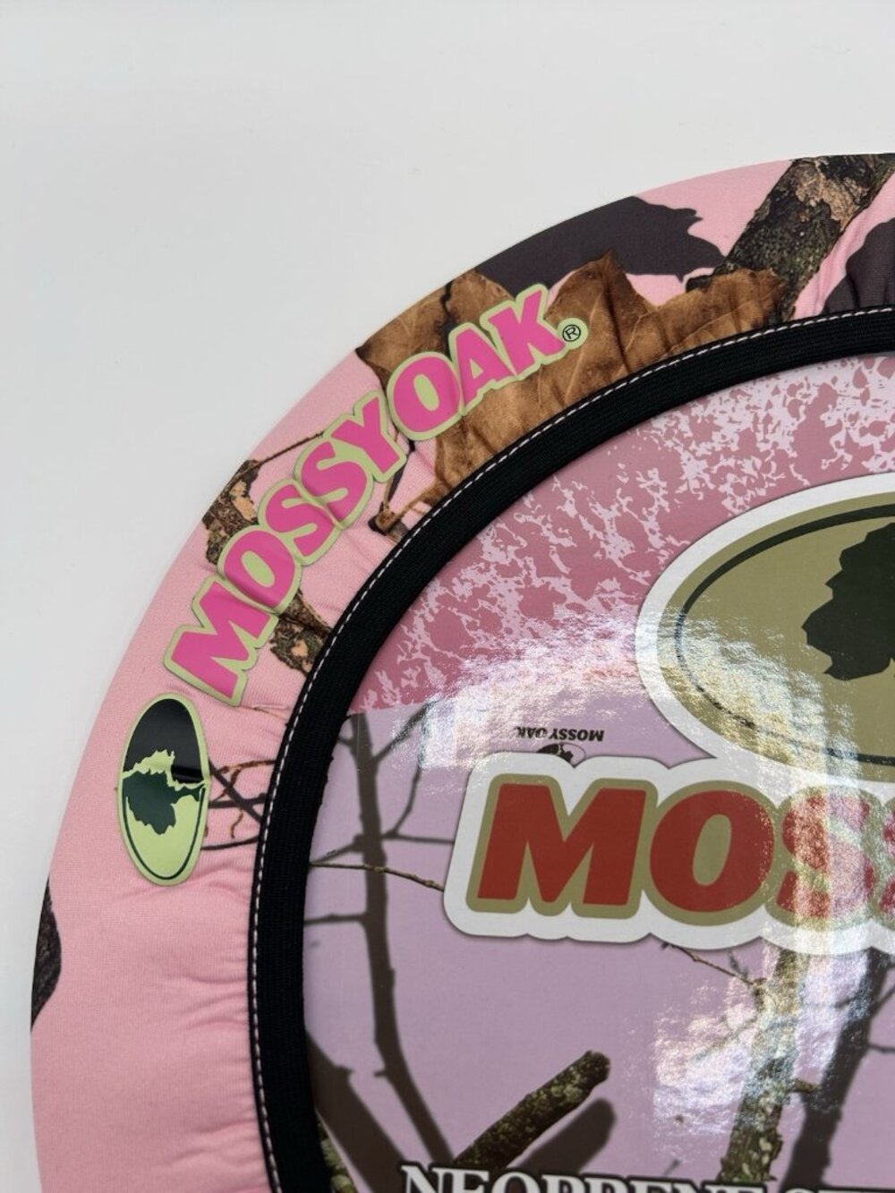 Mossy Oak Pink Camo MSW4407 Neoprene Steering Wheel Cover New Camouflage Car - Picture 6 of 10